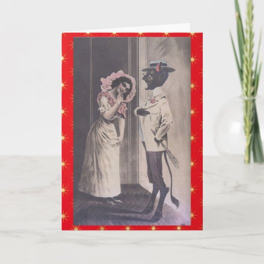 Krampusのクリスマス シーズンカード (正面)