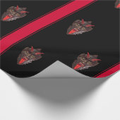 Krampusのストライプのな包装紙 ラッピングペーパー (角)