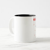 Krampusのメリーなマグ ツートーンマグカップ (正面左)