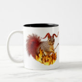 Krampusのリスのマグ ツートーンマグカップ (左)