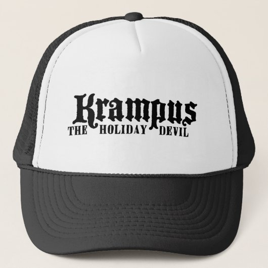 Krampusのロゴのトラック運転手の帽子 キャップ (正面)