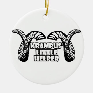 Krampusの小さい助手 セラミックオーナメント