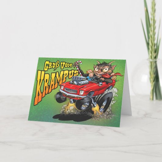 Krampusの挨拶状 シーズンカード (正面)