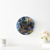 Krampusの時計 ラウンド壁時計 (ホーム)