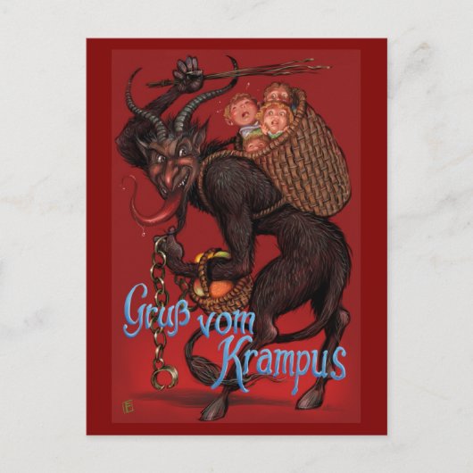 Krampusの郵便はがき シーズンポストカード (正面)