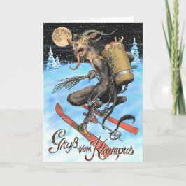 Krampusの2017年の挨拶状 シーズンカード