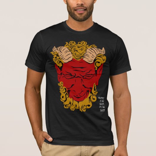 Krampusは季節のワイシャツの理由です Tシャツ (正面)