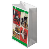 Krampusは来ています! ヴィンテージのイメージのギフトバッグ スモールペーパーバッグ (正面アングル)