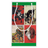 Krampusは来ています! ヴィンテージのイメージのギフトバッグ スモールペーパーバッグ (正面)