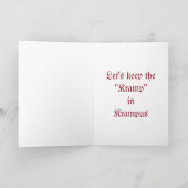 Krampusを保つこと シーズンカード (内部)