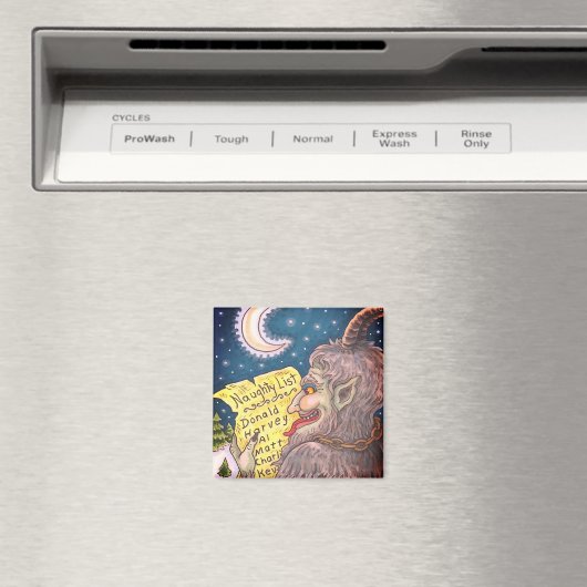 KRAMPUSリストいけなクリスマスマグネットカスタマイズ マグネット (インサイチュ (食洗機))