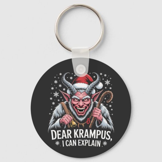 Krampus親愛 I Can Explain Christmas Santa キーホルダー (正面)