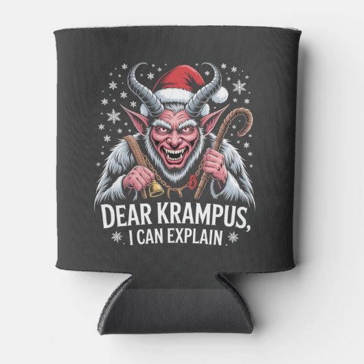 Krampus親愛 I Can Explain Christmas Santa 缶クーラー (正面)