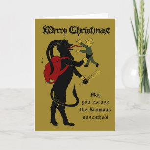 Krampus/クリスマスの恐怖カード シーズンカード