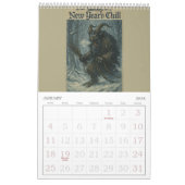 Krampus 2026: A Year of Mischief and Mayhem カレンダー (1月 2026)