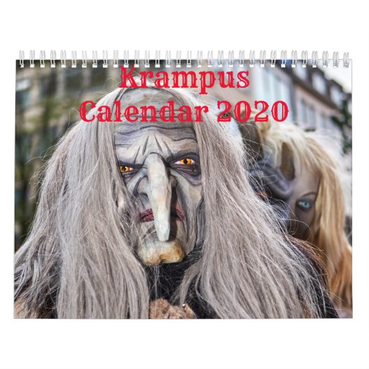 Krampus Calendar 2020 Munich カレンダー (カバー)