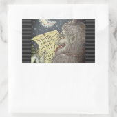 KRAMPUS CHILDREN LIST いけな CHRISTMAS STICKERS 長方形シール (バッグ)