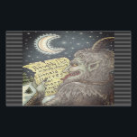 KRAMPUS CHILDREN LIST いけな CHRISTMAS STICKERS 長方形シール<br><div class="desc">今年は誰がリストいけなに載ってる？KRAMPUSスティッカーシート、長方形、カラーフィルタ、ブラック/ダークグレーキャンディーケッ縁どト... 一致する項目を探すSusan Brackデザイン</div>