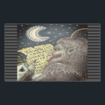 KRAMPUS CHILDREN LIST いけな CHRISTMAS STICKERS 長方形シール<br><div class="desc">今年は誰がリストいけなに載ってる？KRAMPUSスティッカーシート、長方形、カラーフィルタ、ブラック/ダークグレーキャンディーケッ縁どト... 一致する項目を探すSusan Brackデザイン</div>