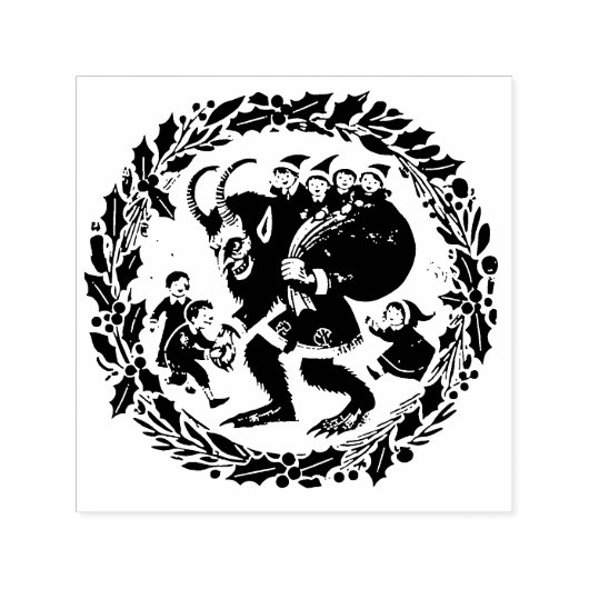 Krampus Christmas セルフインキングスタンプ (デザイン)
