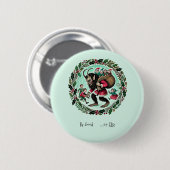 Krampus Christmas                                  缶バッジ (正面&裏面)