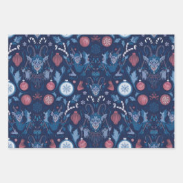 Krampus Collection Wrapping Paper | Dark Holiday ラッピングペーパーシート