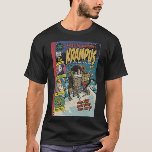 Krampus Comic Book Tee Shirt Tシャツ (正面)