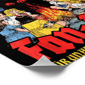 Krampus Fan-club Ugly Xmas German Christmas Demon  ポスター (角)