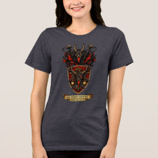 Krampus Heraldic Crest Coat of Arms Christmas  トライブレンドＴシャツ