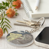 KRAMPUS LIST いけな CHRISTMAS KEYCHAIN Round キーホルダー (正面右)