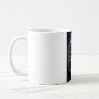 Krampus Nordic Runic Frame Dark Gothic Christmas コーヒーマグカップ