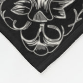 Krampus Tarot Card Design Christmas Season Evil Pa フリースブランケット (角)