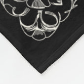 Krampus Tarot Card Design Christmas Season Evil Pa フリースブランケット (角)