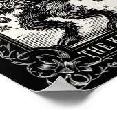 Krampus Tarot Card Design Christmas Season Evil Pa ポスター (角)