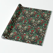 Krampus Wrapping Paper | Spooky Holiday Gift ラッピングペーパー (アンロールド)