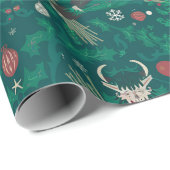Krampus Wrapping Paper | Spooky Holiday Gift Wrap ラッピングペーパー (ロールコーナー)