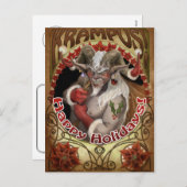 Krampyの休日の郵便はがき シーズンポストカード (正面/裏面)