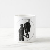 Kran-Design Klassische Tasse コーヒーマグカップ (中央)