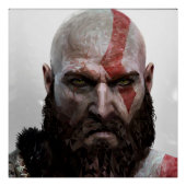 Kratos - Low Poly - Poster 50.8cm x 50.8cm ポスター (正面)