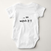 kravのmagaのベビーのクリーパーはTシャツをベビー育てます ベビーボディスーツ (裏面)