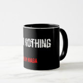 kravのmagaの恐れ何もマグのコップ マグカップ (正面右)
