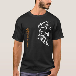 KRAV MAGAのライオンのTシャツ Tシャツ