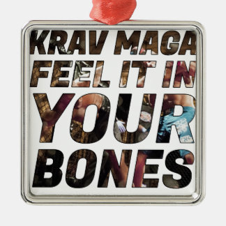 Krav Magaの感じあなたの骨のそれ メタルオーナメント