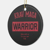 Krav Magaの戦士 セラミックオーナメント (左)