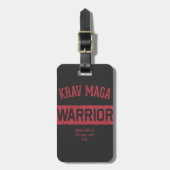 Krav Magaの戦士 ラゲッジタグ (正面縦)