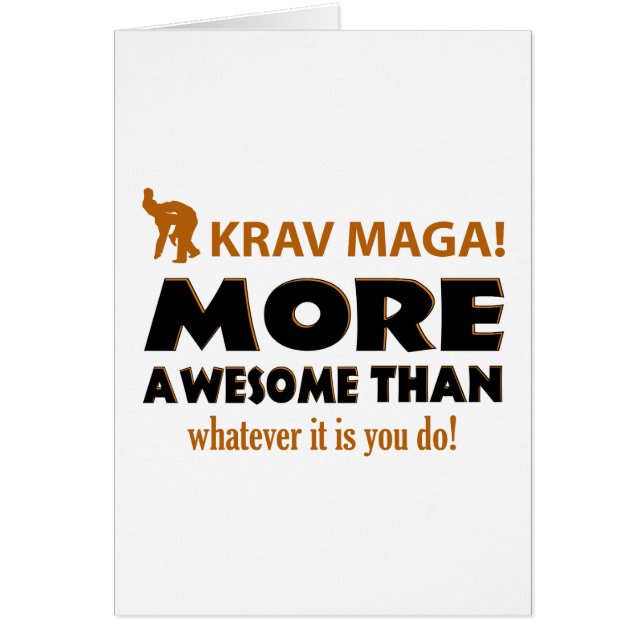 Krav Magaの武道のギフト項目 (正面)