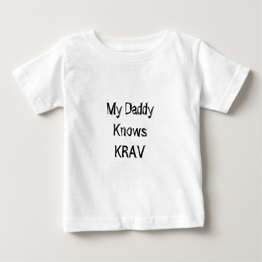 Krav Magaの武道のTシャツ ベビーTシャツ (正面)