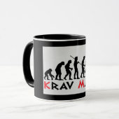 Krav Magaの進化 マグカップ (正面左)