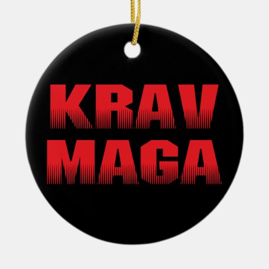 Krav Maga セラミックオーナメント (正面)