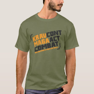 Krav Maga -接触の戦闘 Tシャツ